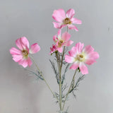 Popxstar spring decor Chamomiles Silk Artificial Flower 60cm Daisy White Fake Flowers Room Wedding Home Table Decorations Party Diy Bouquet Gifts 1PCs