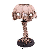 New Halloween Skull Table Lamp Resin Desktop Decoration Creative Night Light Ornament Luminous Skull Lamp Decoration Office
