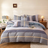 3pc  100% Cotton Printed Duvet Cover Set Includes One Duvet Cover and Two Pillowcases It's Soft Skin-friendly Cotton Bedding