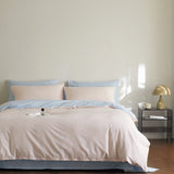 100% Cotton Duvet Cover Set Double Skin Friendly Quilt Cover Set Comforter Covers Pillowcase Bedding Set Custom Size No Sheets