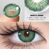 Popxstar New Colored Contact Lenses for Eyes 1 Pair Fashion Blue Eyes Lenses Brown Contacts Green Lenses Yearly Gray Contacts