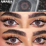 Norway Blue Contact Lenses Color Contacts for Eyes Brown Eye Lenses Gray Lenses Yearly Cosmetic Makeup Eye Contacts Yearly
