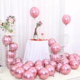Popxstar 21pcs Pink 40inch Number Foil Latex Balloons Happy Birthday Party Decorations Kids Girl Baby 1 2 3 4 5 6 7 8 9 Year Old Supplies