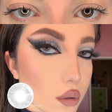 Popxstar 1 Pair Color Contact Lenses for Eyes Natural Look Spy X Family Anime Lenses Red Lenses Brown Lenses Gray Lenses