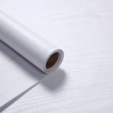 Popxstar Wood Grain Peel and Stick Wallpaper Self Adhesive Removable Contact Paper Plank for Countertop Cabinets Vinyl Film Roll