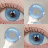 Popxstar  2PCS Halloween Myopia Contact Lenses Cosplay Colored Contact Lenses Prescription Lens Natural Pupils Eye Color Lenses