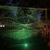 Popxstar Halloween Spider Web Giant Spider Web Decoration Black White Giant Stretchy Cobweb Party Bar Haunted House Home Decoration