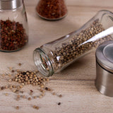 Popxstar  Pepper Grinder Kitchen Storage Tools High Bottle Grinder 304 Stainless Steel Pepper Grinder Pepper Black Pepper Grinder