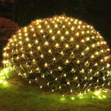 New Year Decoration Outdoor Waterproof LED Decoration LED Net Curtain Lamp Mesh Fairy String Light  Home Decor