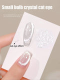 Autumn Winter Blue Black Red Glass Bead Crystal Cat Eye Gel Nail Polish New Whitening High Density Sparkling Nail