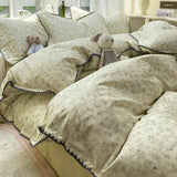 Popxstar  100% Cotton Duvet Cover Comforter cover Floral Style Bedding Quilt Cover housse de couette Bedclothes Bedspread 150x200 220x240