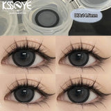 2pcs Contact Lenses With Graduation Natural Gray Large Pupils Black Contacts Colored Pupils  Brown Beautful Contact Lense