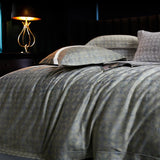 Popxstar  Premium 1000TC Egyptian Cotton Luxury Bedding Set Boho Style Digital Printing Duvet Cover Flat/Fitted Bed Sheet Pillowcases 4Pcs