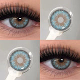 1Pair Cleopatra 2.0 Series Natural Color Contact Lenses for Eyes Brown Lenses Colorcon Lenses Yearly Beautiful Grey Eyes