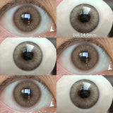 Popxstar Pink Eye Color Lenses Myopia Color Contact Lenses for Eyes 2pcs/pair Natural Lenses Pupils Brown Blue Grey Fashion Lens
