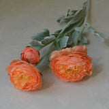 5Pc/lot Artificial Flocking Silk Flower Dew Lotus Home Decoration Camellia Bridal Bouquet Wedding Decor party flower arrangement