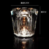 Diamond-shaped Rechargeable Night Light Crystal Atmosphere Table Lamp  for Bedroom Living Room Bar Bedside Party Decor Lighting