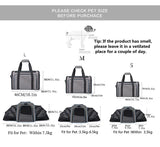 Pet Carrier Bag Foldable Small Dog Charter Carrying Cat Out Bag Expansion Pet Bag Mesh Breathable Expansion Foldable Handheld C