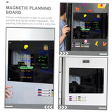Popxstar Magnets Acrylic Rewritable Message Board Dry Erase Calendar Refrigerator Sticker Home Decor Kitchen Accessories