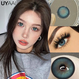 Popxstar NEW Cosplay Colored Contact Lenses for Eyes Anime Purple Lenses Cosmetic Blue Eye Contacts Brown Natural Fashion Lenses