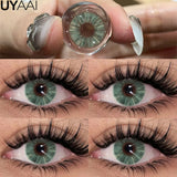 Popxstar  Cleopatra Series NEW Colored Pupils Makeup Green Contact Lenses Beauty Women Colored Pupils Cosmetic Brown Natural Pupils