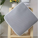Popxstar  Breathable 4D air fiber seat cushion office sedentary driving washable