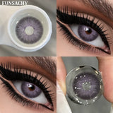 Popxstar  2pcs Colored Contact Lenses for Eyes Blue Pupils Lens Natural Brown Softlens Beautiful Cosmetic Gray Green Eye Contacts