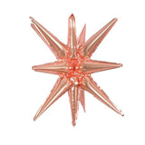 Popxstar  1/2/5pcs Starbust Balloons Rose Gold Silver Gold Explosion Star Foil Balloon for Birthday Christmas Wedding Decor Kid Air Globos