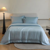 Popxstar  Solid Color Hotel Style Luxury Bedding Set 600TC Egyptian Cotton Single Queen King Size Duvet Cover Flat/Fitted Sheet Pillowcase