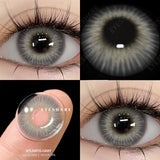 Popxstar  New Colored Contacts Lenses for Eyes Fashion Blue Contact Lens Brown Lenses Gray Pupils Yearly Cosmetic Green Contacts