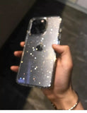 Popxstar Luxury Bling Glitter Clear Phone Case For iPhone 16 15 14 13 12 11 Pro Max X XR XS 7 8 Plus Shockproof Transparent Soft Cover