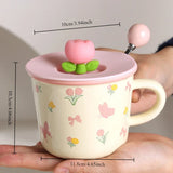 Popxstar  High Aesthetic Ins Style Ceramic Mug Creative Coffee Cup