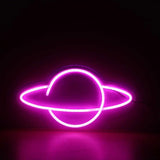 Popxstar  USB Powered LED Neon Sign Art Decorative Lighting Wall Lamp Ice Shaped Night Light  For Home Party Xmas Neon Lights Sign Lamp