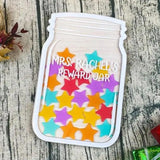 Popxstar 1 Piece-Kids Reward Jar With Star Classroom Reward Jar With 25pcs Tokens Chore Chart Gifts For Kids Birthday Gift