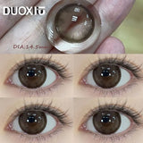 Popxstar  1 Pair New Eyes  Myopia Contacts Lenses with lentile contact color Brown Lenses 1 Year service life Free Shipping