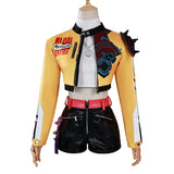 Popxstar Rumi Mira Zoey Cosplay KPop Cosplay Costume Wig HUNTR/X Uniform Women Suit Dress Halloween Party Role Playing Outfits