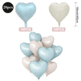 Popxstar  Coquette Birthday Decoration Pink White Bow Latex Balloon Set Foil Bow Balloon Girls Women Pink Bow Party Wedding Decor Supplies