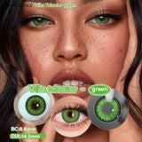 Popxstar  0~-6.50 1 Pair Colored Contact Lenses with Degree Myopia Lenses Natural Look Eye Contact Prescription Lenses