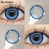Popxstar 1 Pair Korean Lenses Colored Contact Lenses with Degree Myopia Lenses Gray Lenses Graduated Contact Lenses Natural