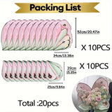 Popxstar 10sets Korean Butterfly Flower Wrapping Paper Waterproof Rose Bouquet Packing Paper for Wedding Birthday Party Decor