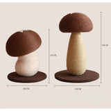 Mushroom Cat Scratching Post Natural Sisal Kitten Scratcher Toys Climbing Stand for Indoor Cats Interactive Pet Furniture