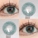 1 Pair Color Contact Eye Color Lenses Makeup Natural Brown Lens Cosmetics Gray Eyes Lenses Woman Makeup Blue Beauty Con