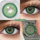 Natural Soft Gray Lenses 1Pair Colored Contact Lenses Brown Eyes Lens Fashion Blue Eye Contact Yearly Makeup Green Lens