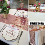Popxstar Sequin Table Runners Sparkly Glitter Table Runners For Wedding Decoration Sequin Christmas Birthday Baby Shower Party Decor