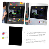Popxstar Magnets Acrylic Rewritable Message Board Dry Erase Calendar Refrigerator Sticker Home Decor Kitchen Accessories