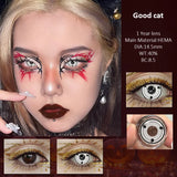 Popxstar  2pcs Halloween Colour Contact Lenses White Lenses Multicolored Soft lenses Anime Cosplay Eye Lenses Fast shipping