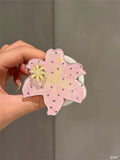 Cute Pink Polka Dot lily flower Magnetic Phone Case for iPhone 13 14 15 16 17ProMax Shockproof Wireless Charge Cover for Magsafe