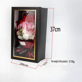 Popxstar  Creative Soap Rose Bouquet Flower Valentine's Day Christmas Birthday Gift Bridal Wedding Bouquet Home Party Decor With giftbox