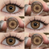 Color Contact Lenses Beauty Blue Lens Makeup Colorcon Fashion Natural Black Eyes Lens Natural Brown Lenses Fashion Lens