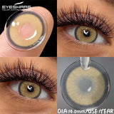 2pcs Natural Colored Contact Lenses Blue Brown Eye Contacts Lenses Gray Makeup EyesLense Yearly Green Beautiful Pupils